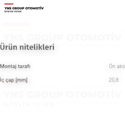 Ssangyong Korando C 10-18 2.0 e-Xdi (4wd) Ön Viraj Lastiği Orta (Sağ = Sol) Yns - 4471234000