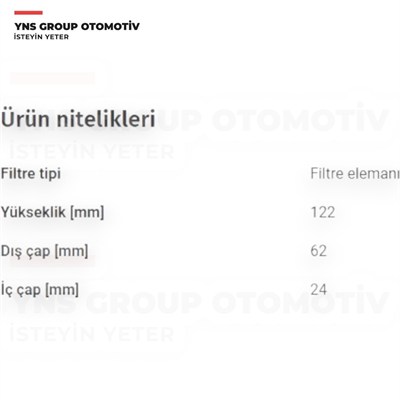 Ssangyong Korando 19- (1.5 - 1.6 e-Xgdi) Tivoli 19- Torres 22- Xlv 20- (1.5 Tgdi- 1.6 Xdi) Yağ Filtresi Elemanı Purflux - L1137 / 6731803009