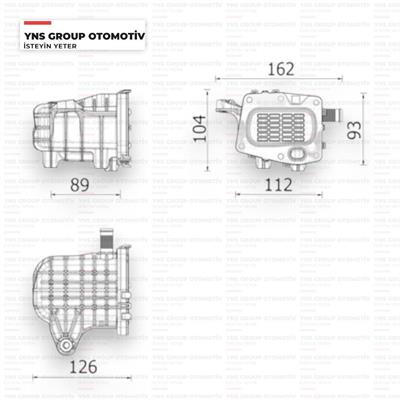 Citroen C4 C5 09- Ds4 Ds5 14-15 Jumper 15-22 Peugeot P3008 09-16 P308 13-21 P5008 09- P508 14-18 Boxer 15-23 Expert 16-25 2.0 Hdi / BlueHdi Egr Soğutucusu Psa - 9820965980