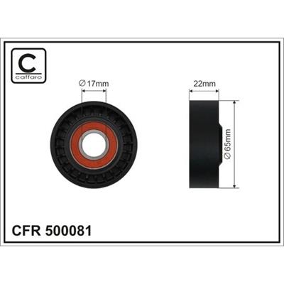 Hyundai Era Getz Kia Rio 05- 1,5 Dizel V (Alternatör) Kayış Gergi Rulmanı Kanalsız (17x65x22) Aba - 25750419