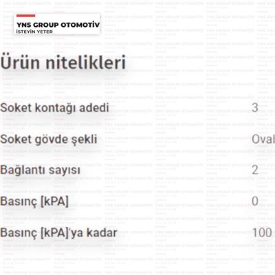 Volvo Xc40 (536) 18- (B3154) Partikül Basınç Sensörü Ngk - 77344 / 31697983