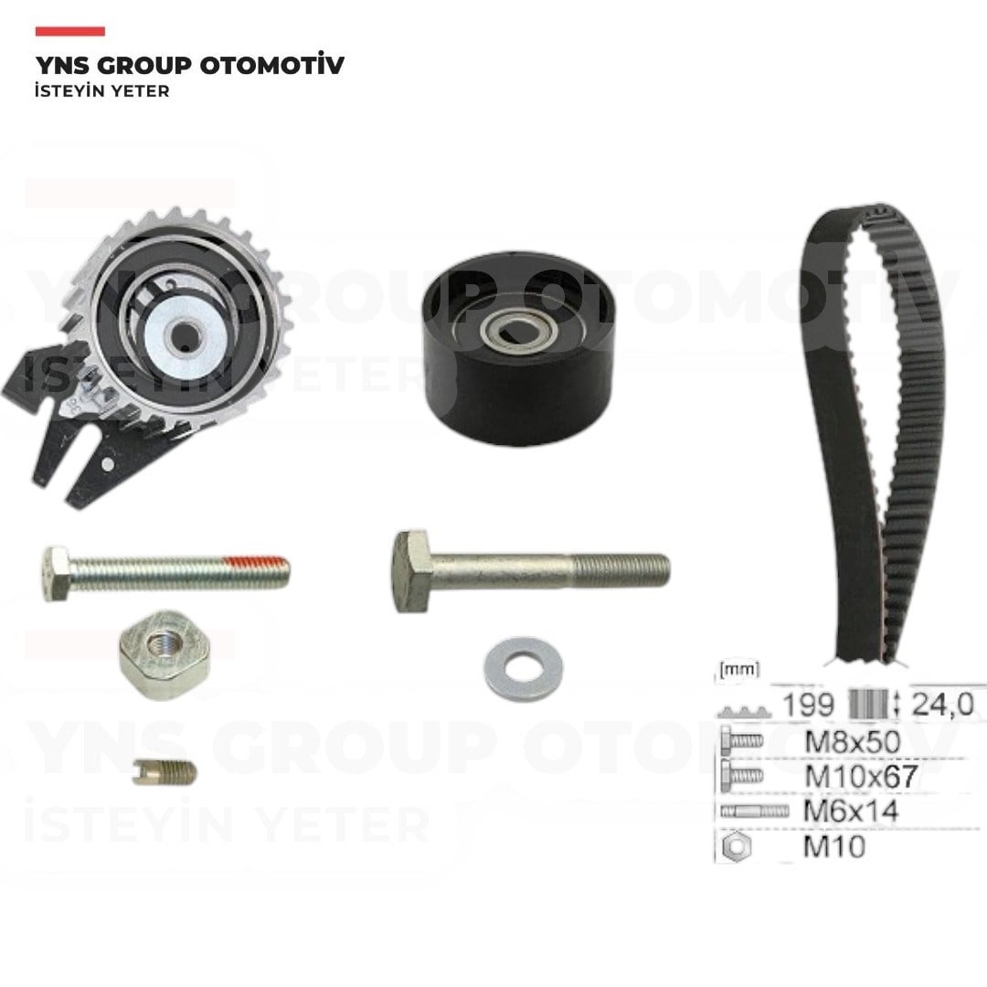Alfa Romeo 147 156 159 Guiletta 11- Fiat 500x Bravo II Freemont Stilo 04- Jeep Compass Renegade 14- Opel Astra H - J Combo Insignia A Vectra C Zafira 05- 1.9 - 2.0 Dth Triger (Eksantrik) Kayış Seti Skf - Vkma05193
