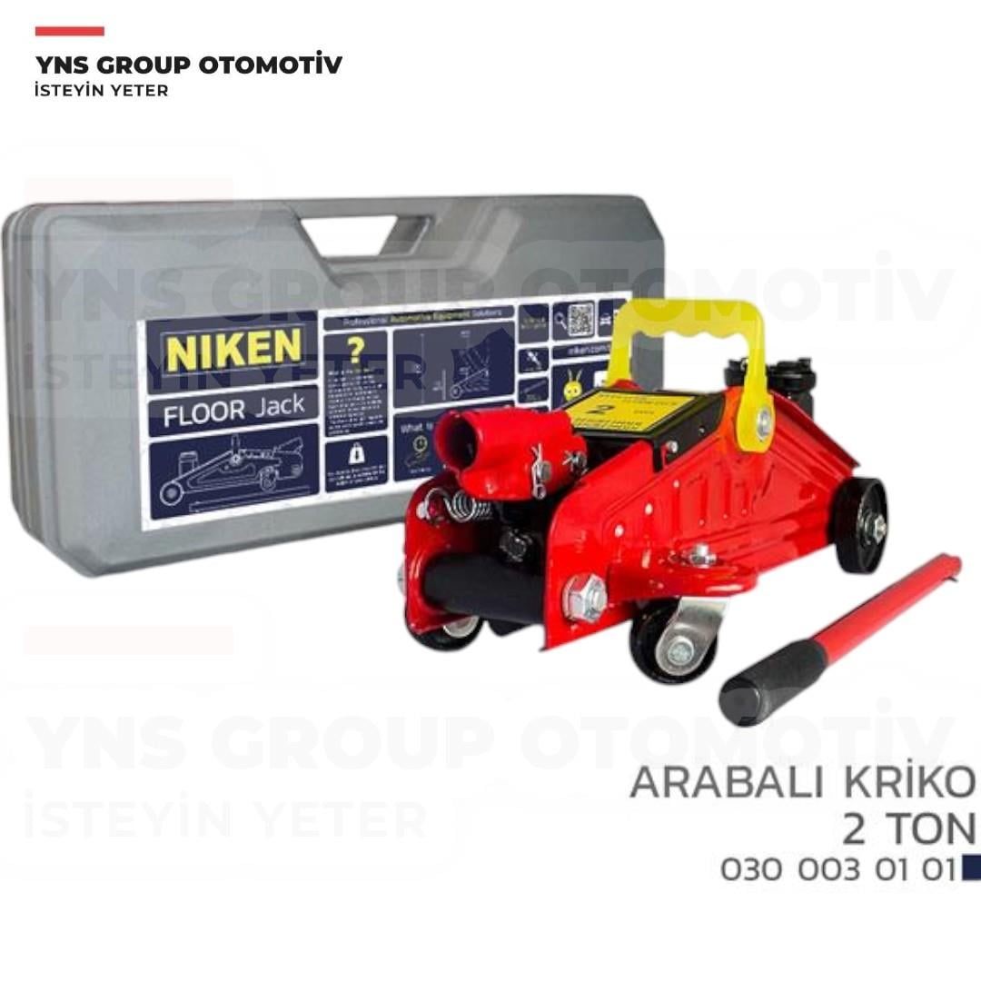 Araç Kaldırma Krikosu (Arabalı Tip Kriko - 2 Ton) Yns (Niken) - 0300030101