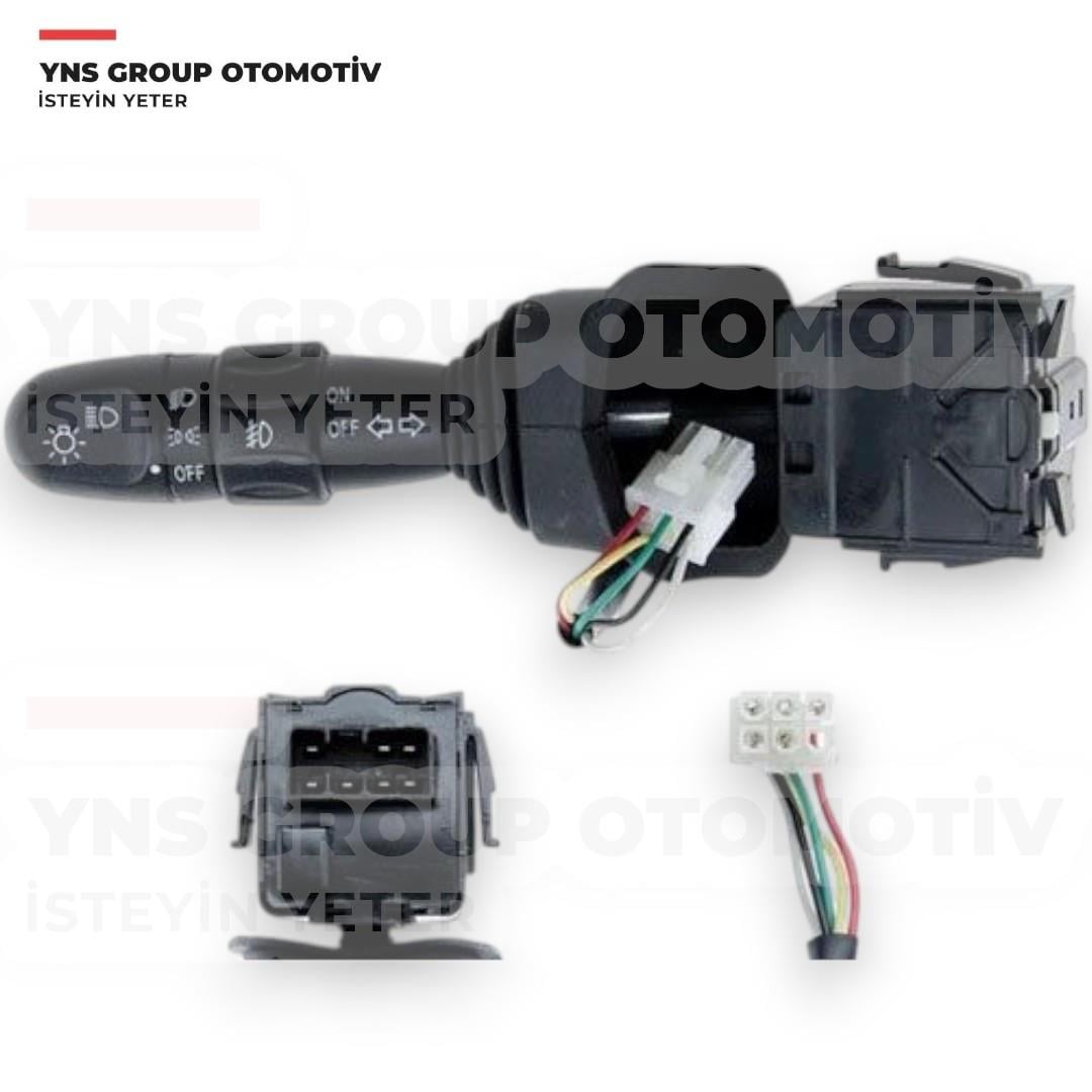 Chevrolet Lacetti 04-12 Far - Sinyal Kumanda Kolu (7+5 Pin / Sisli) Yns - 96387324