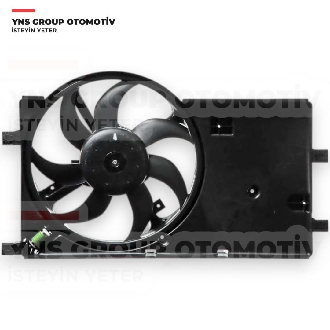 Citroen Nemo 08- Fiat Fiorino 07- Peugeot Bipper 08- 1.3 Mjt 75 Bg - 1.4 Hdi Motor Su Radyatörü Fanı (Komple) (Klimalı) Orjinal Opar - 52217939e