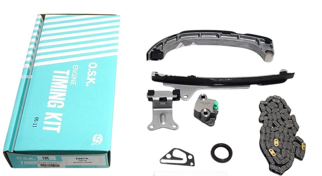 Corolla Auris Yaris Fransız üretim 07- 1,33 cc 1nr-fe motor Zincir (Triger - Eksantrik) Seti Japon t067k