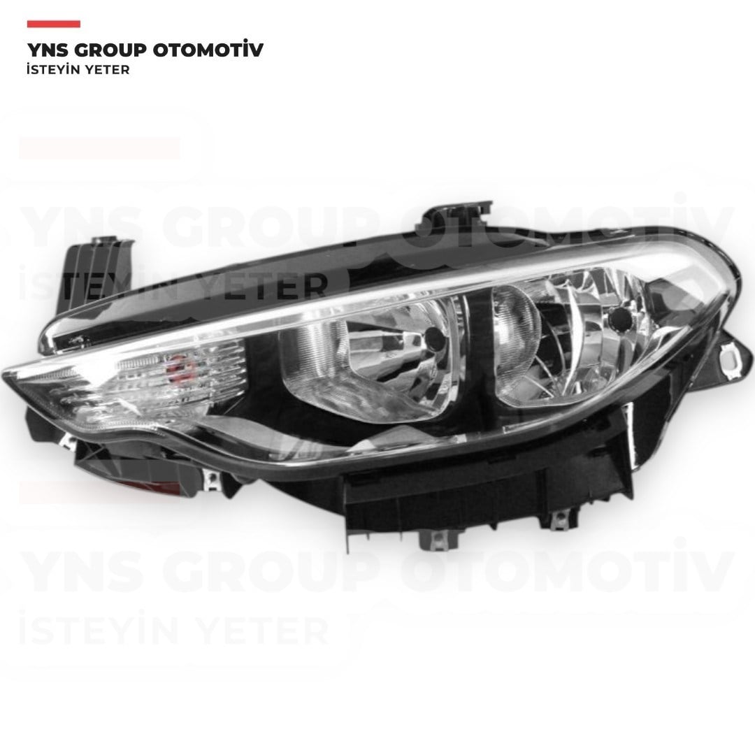 Fiat Egea 15- Far Sol Motorlu (Krom Çerçeveli - Motorlu) Depo - 6611181lmldem2 / 51984488