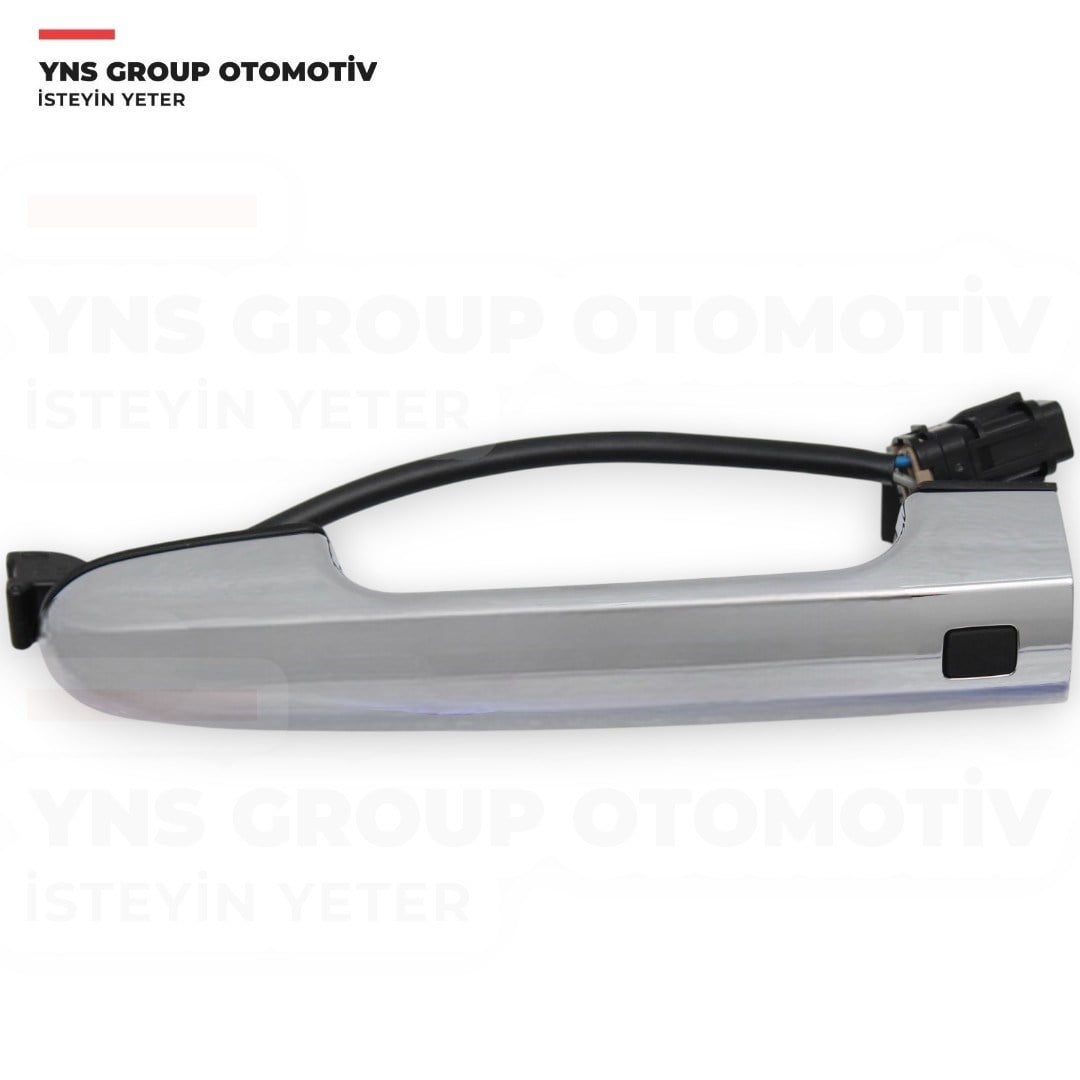 Hyundai I20 12-14 Ön Kapı Kolu Dış Açma Sağ - Sol (Düğmeli - Nikelaj) Hmc Orjinal - 826511j500