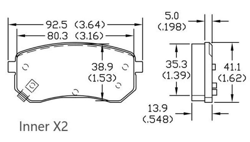 İ10 Picanto 04- Balata Arka Disk Tip - Rmpk30