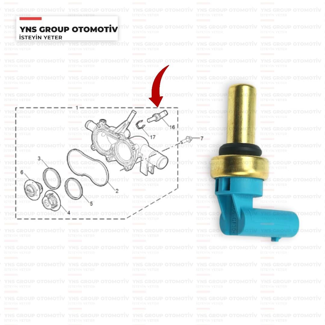 Mg Hs 22-24 1.5 T-Gdi Termostat Yuva Müşürü Yns - 10108855