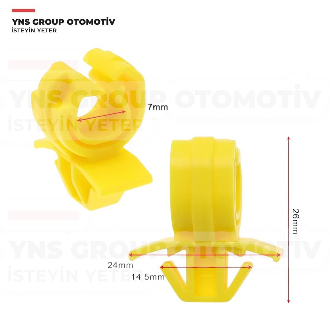 Opel Astra K Corsa D - E Meriva B Vectra C 07- Motor Kaputu Dayama Çubuğu Klipsi Yns - 13249044