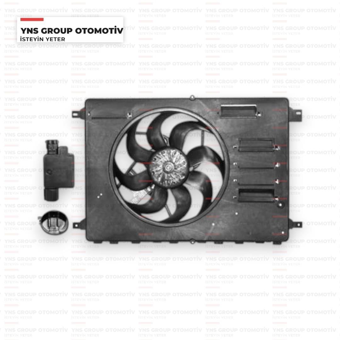 Volvo S60 V60 Xc60 S40 Xc70 10- T3 Benzinli Fan Motoru Komple Elektrikli (Beyin Üzerinde) Yns - 31439882