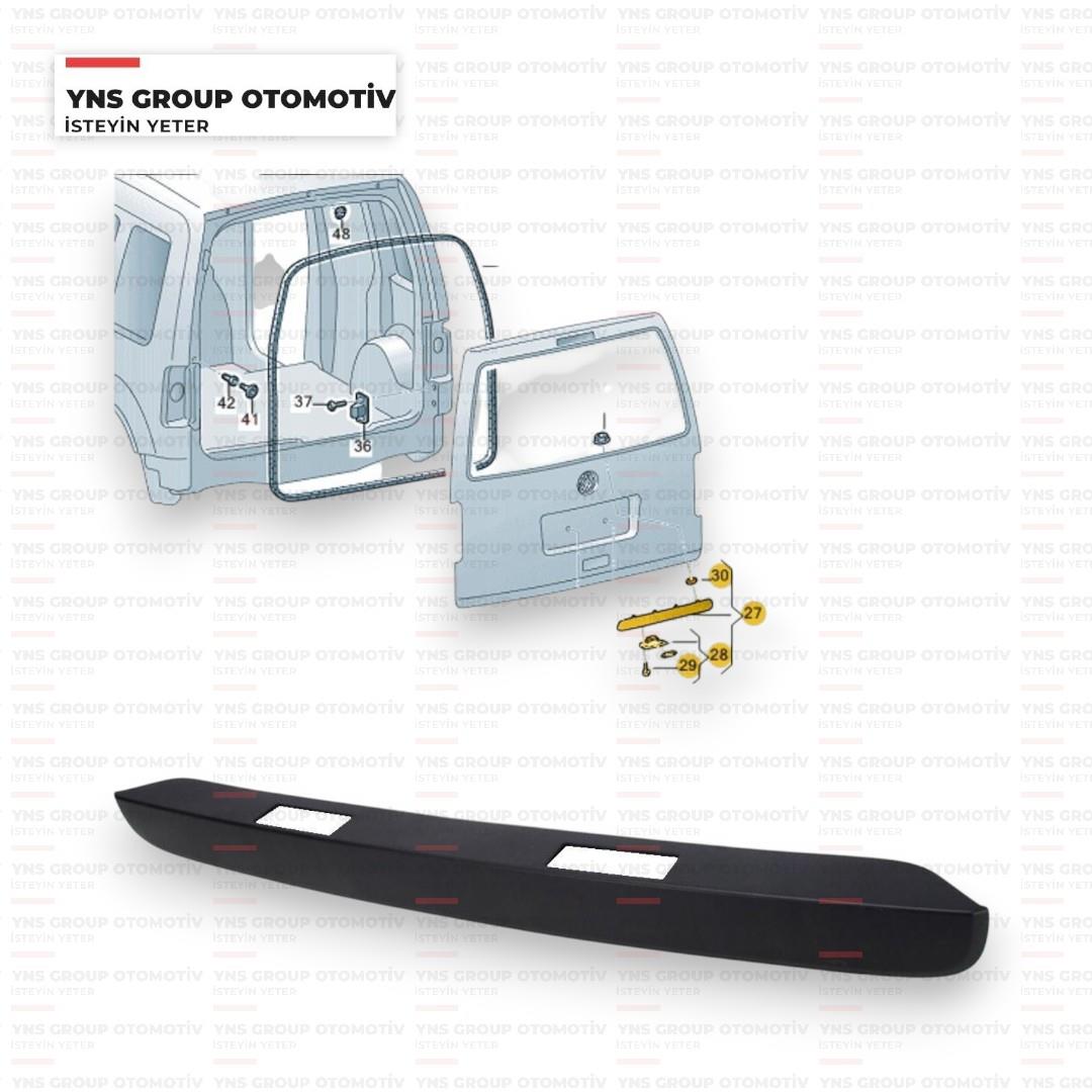 Vw Caddy 04-15 Arka Bagaj Plaka Lambası Çıtası (Tek Çıta - Lambasız) Yns - 2k5827574r9b9