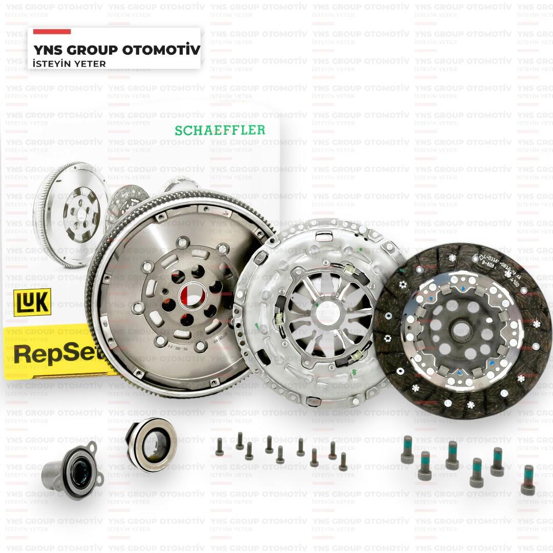 Vw Caddy Golf Jetta Passat 04-10 Transporter T5 1.9 Tdi Axb - Bjb - Bkc - Bls - Bxe Debriyaj Seti + Volan + Rulman Set Luk - 600001600