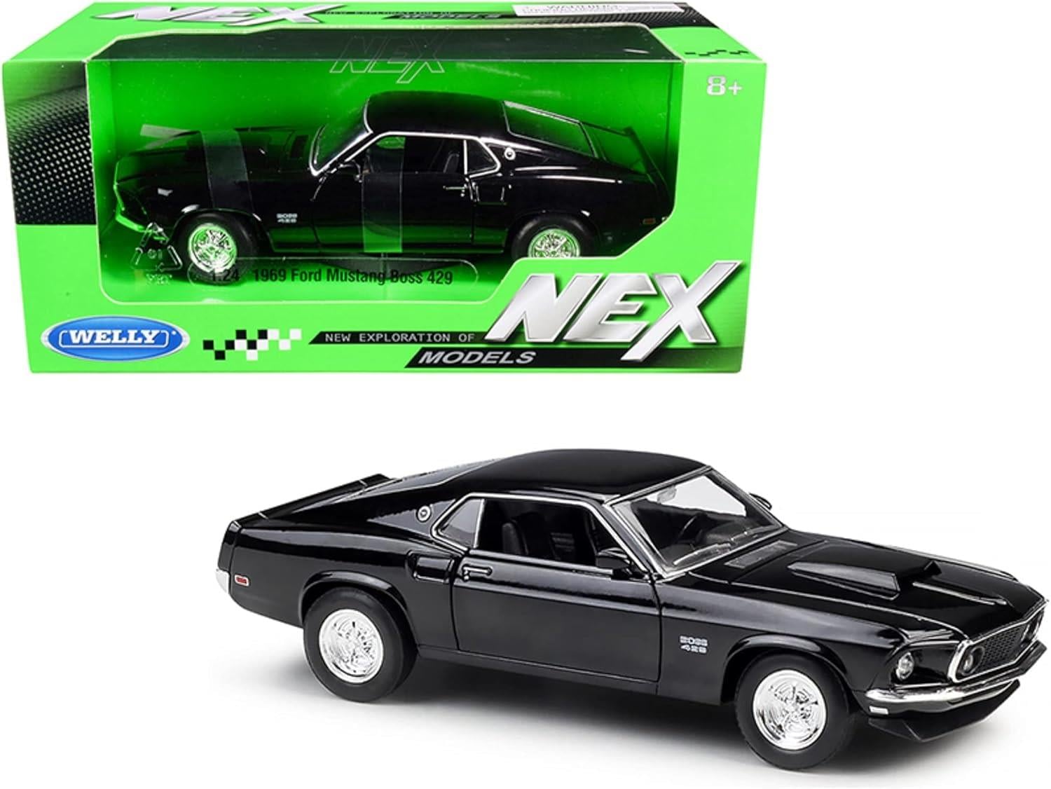 1/24 1969 Ford Mustang Boss 429 - WELLY