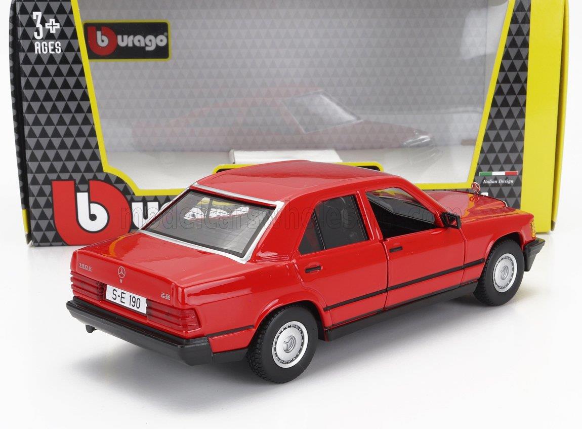 1/24 Mercedes Benz 190E Red - Burago