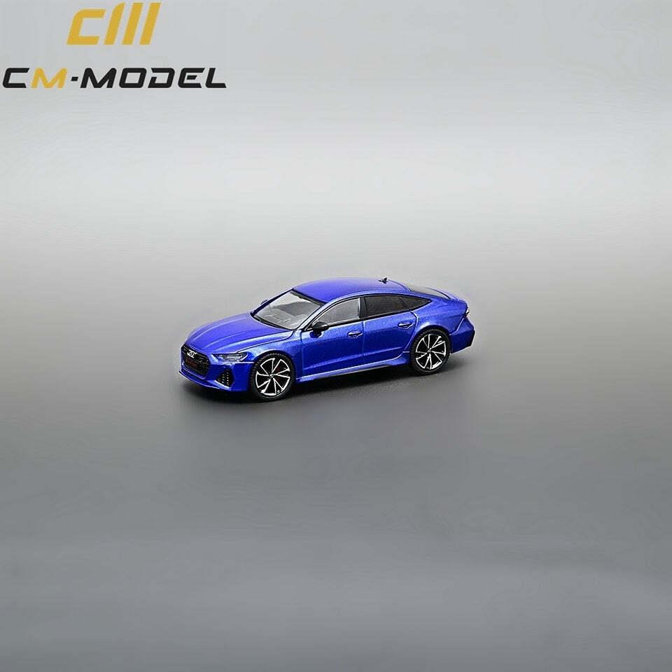 1/64 Audi RS7 Sportback Blue - CM MODEL