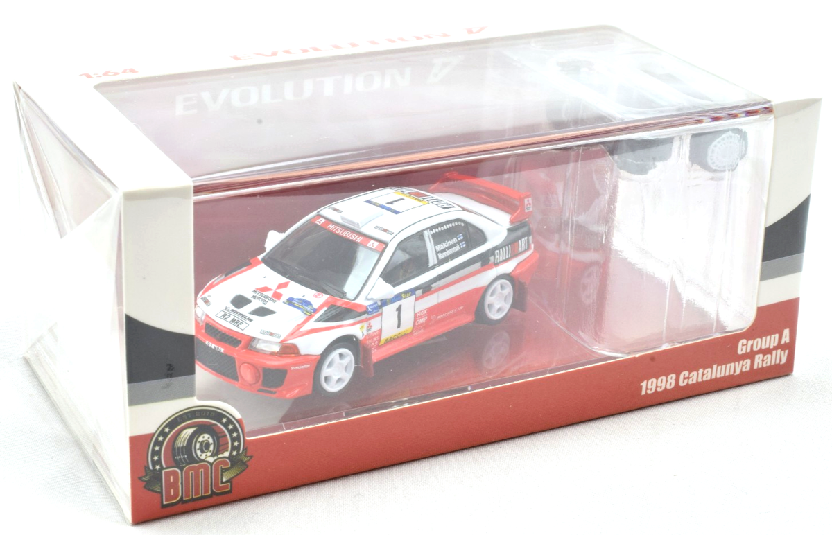 1/64 BMC Mitsubishi Evo VI 1999 Winner Monte Carlo Rally