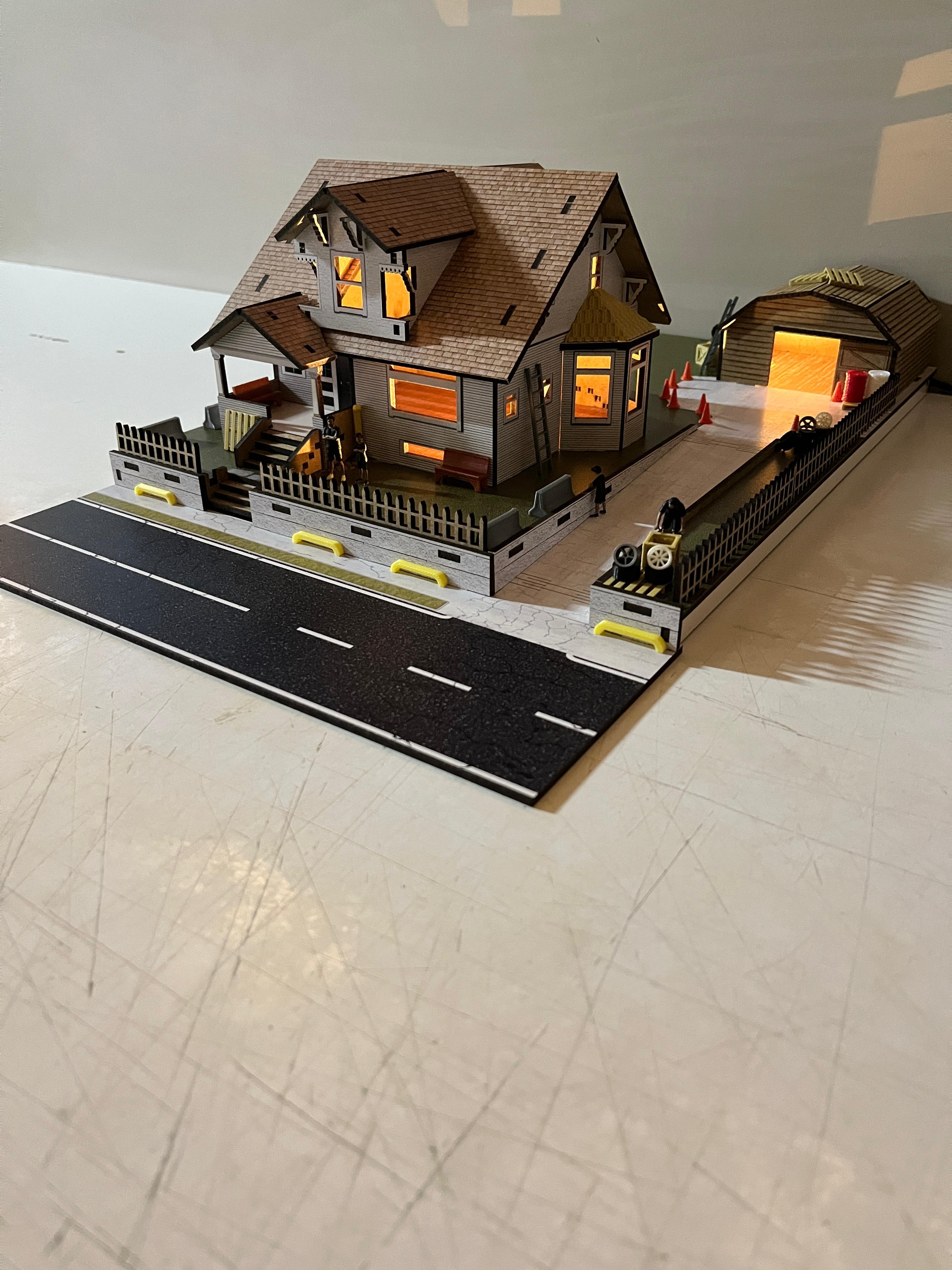 1/64 Fast Furious Toretto House Diorama