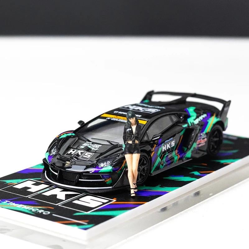 1/64 Lamborghini Aventador GT EVO HKS - TIME MICRO
