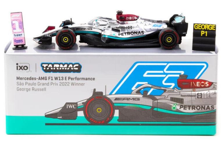 1/64 Mercedes AMG F1 G.Russell 2022 Sao Paulo GP Winner (TARMAC)