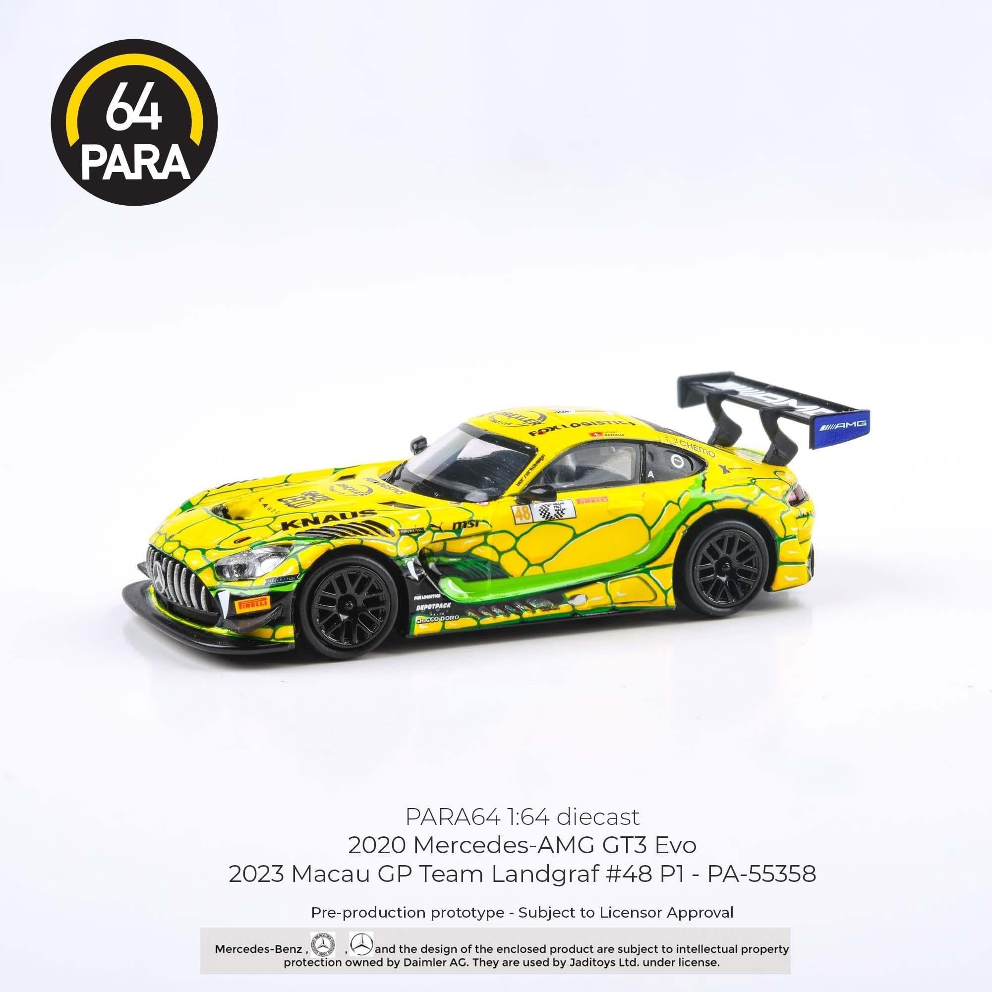 1/64 Mercedes AMG GT3 Evo 2023 Macau GP Winner (Para64)