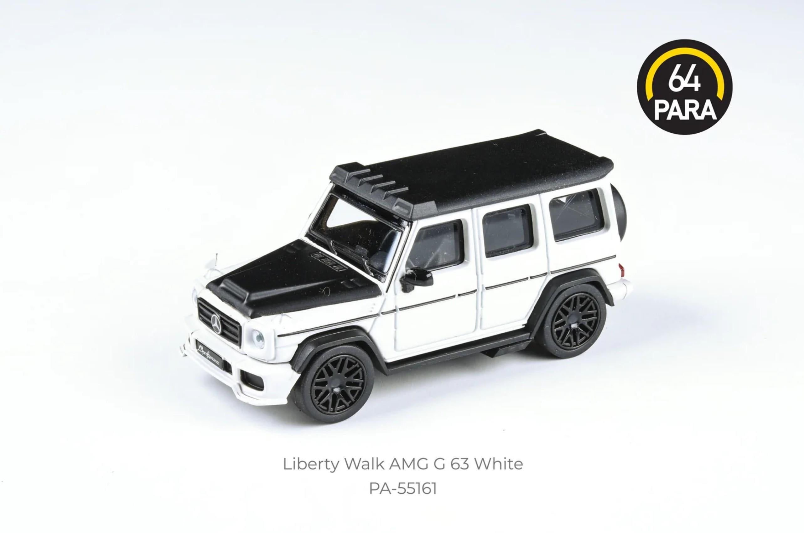 1/64 Mercedes Benz G63 AMG LBWK White (Para64)