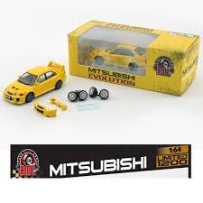 1/64 Mitsubishi Lancer Evo V and VI Yellow - BMC