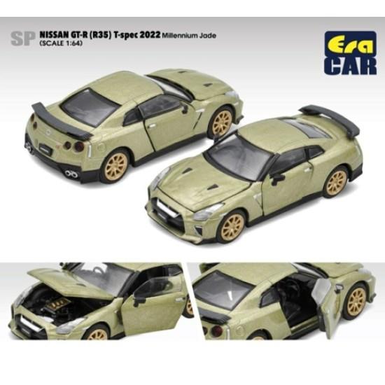 1/64 NISSAN GT-R R35 T-Spec 2022 Millennium Jade