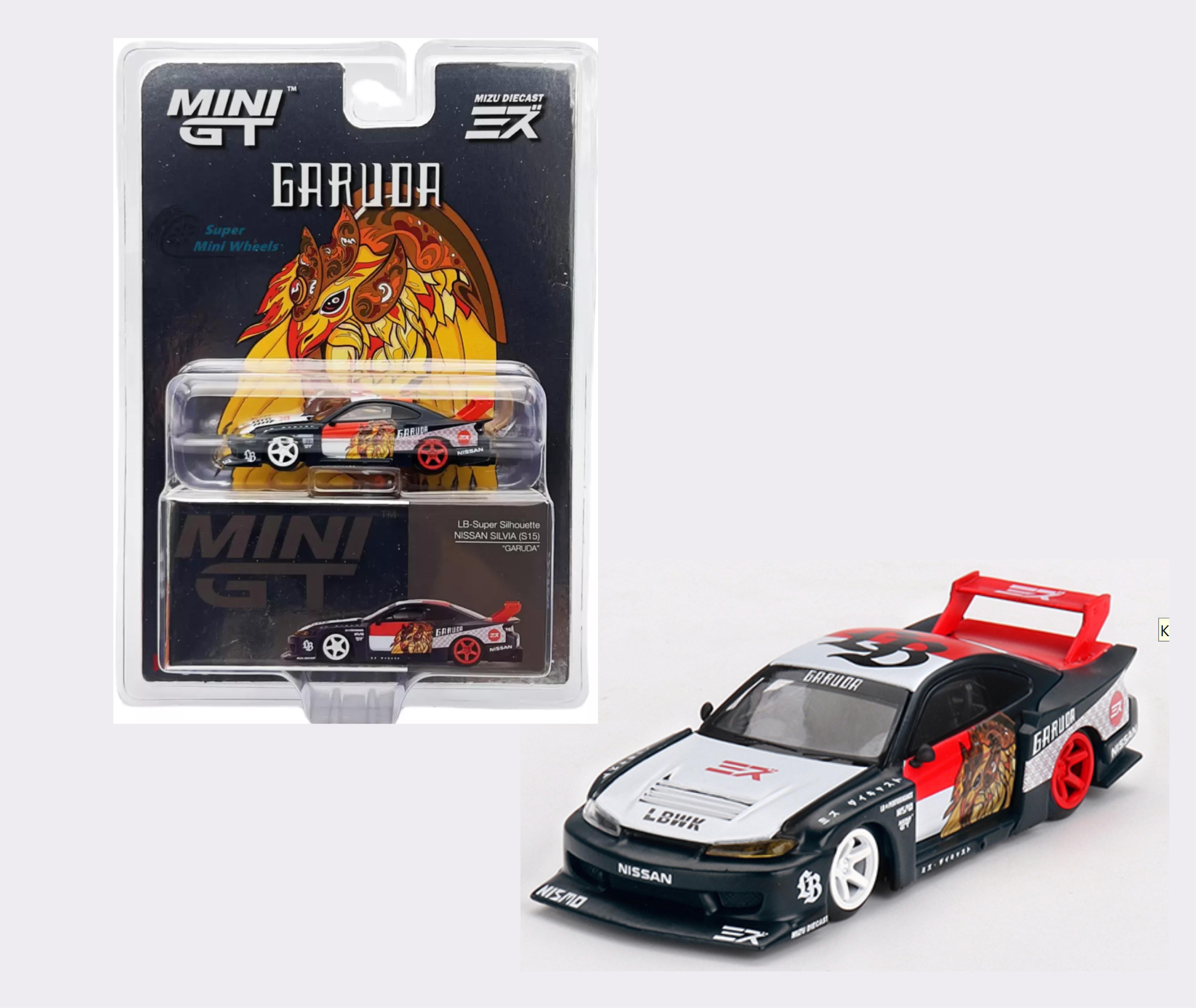 1/64 Nissan Silvia S15 LB-Super Silhouette 'GARUDA' (Mini GT-MIZU)