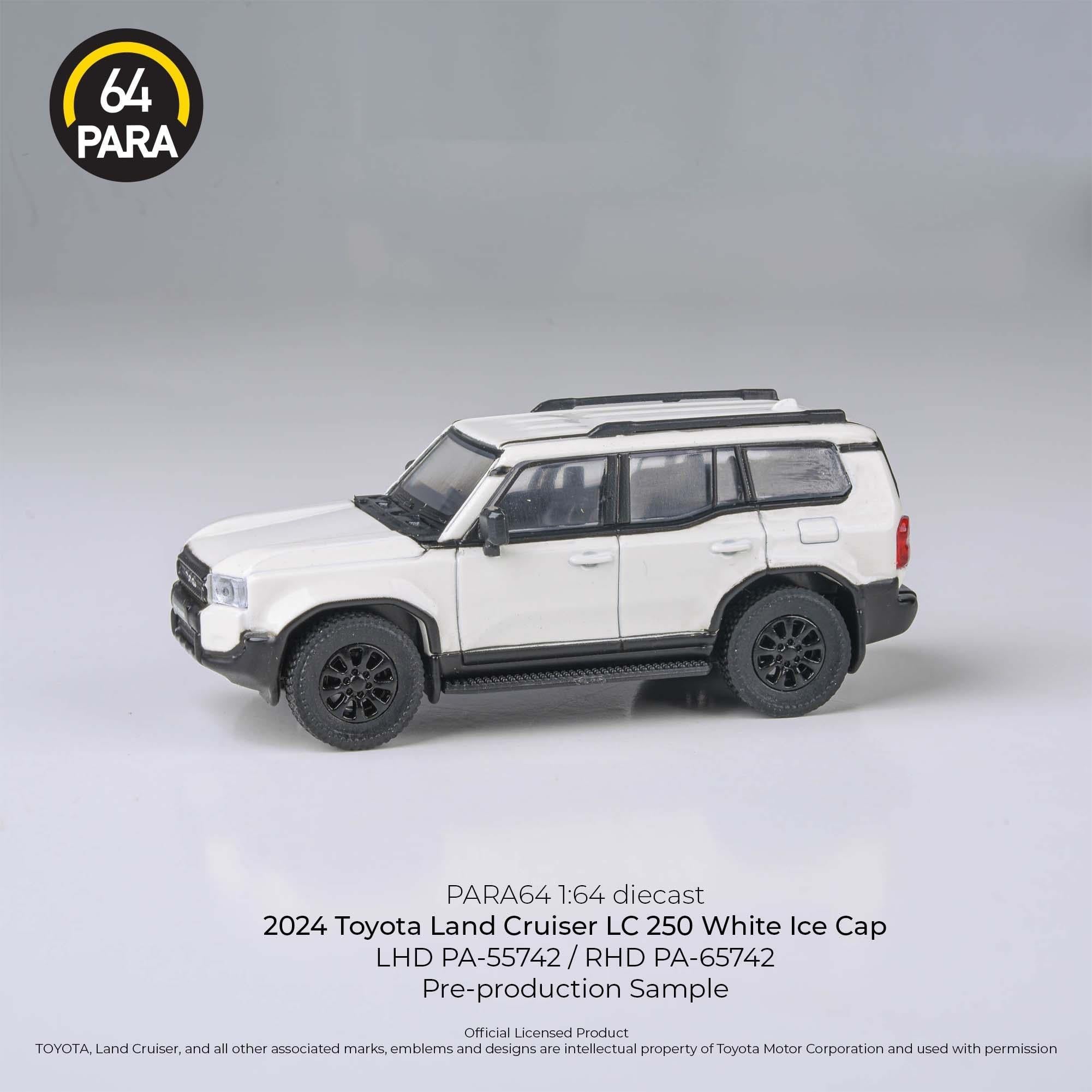 1/64 Toyota Land Cruiser 2024 White (Para64)