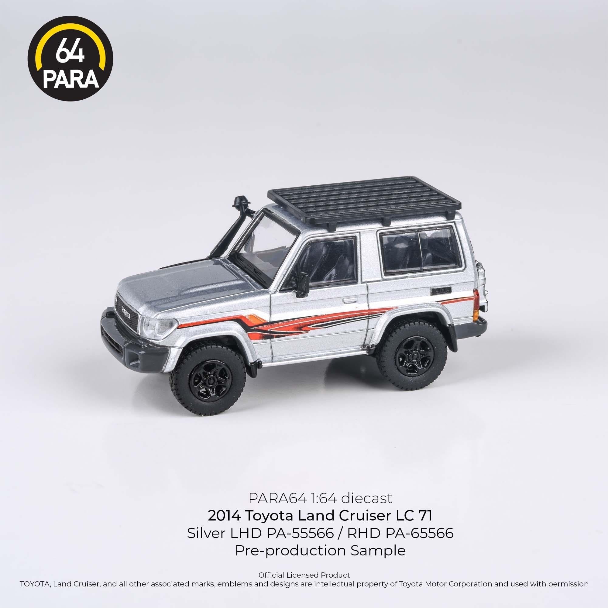 1/64 Toyota Land Cruiser Short Wheel Base Grey (Para64)