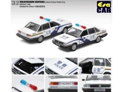 1/64 Volkswagen Santana China Police Patrol Car - ERACAR