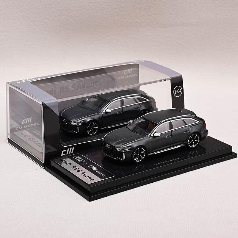 CM Model Audi RS6 Avant Matte Gray