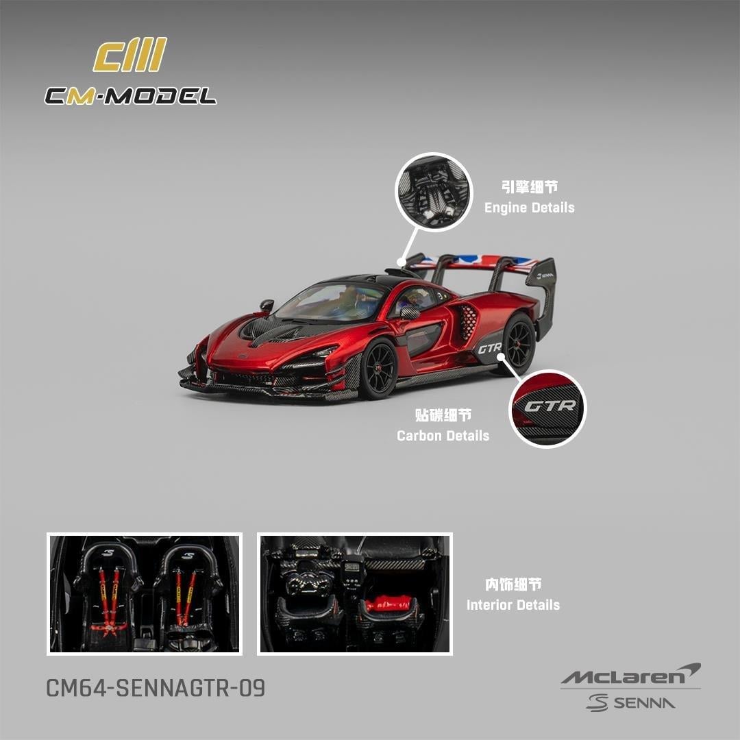 CM Model McLaren Senna GTR Red