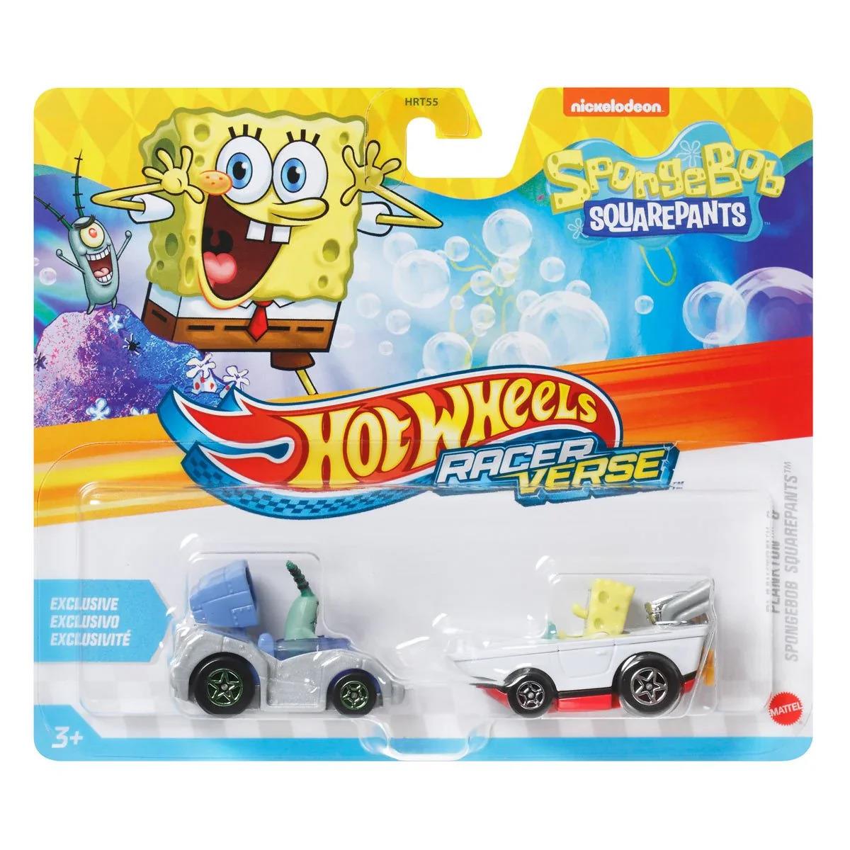 Hot Wheels Racer Verse Sponge Bob vs Plankton