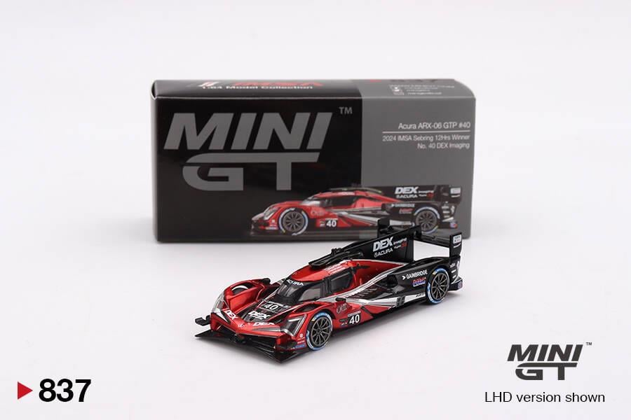 Mini GT 1/64 Acura ARX-06 GTP Wayne Taylor Racing with Andretti 2024 IMSA Sebring 12Hrs Winner
