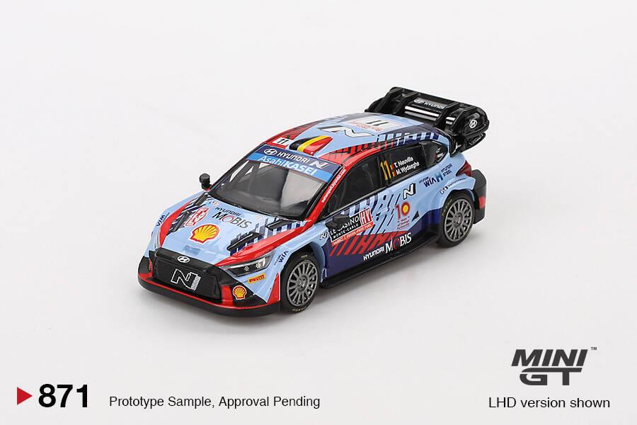 Mini GT 1/64 Hyundai i20 N Rally1 Hybrid 2024 Rallye Monte-Carlo Winner