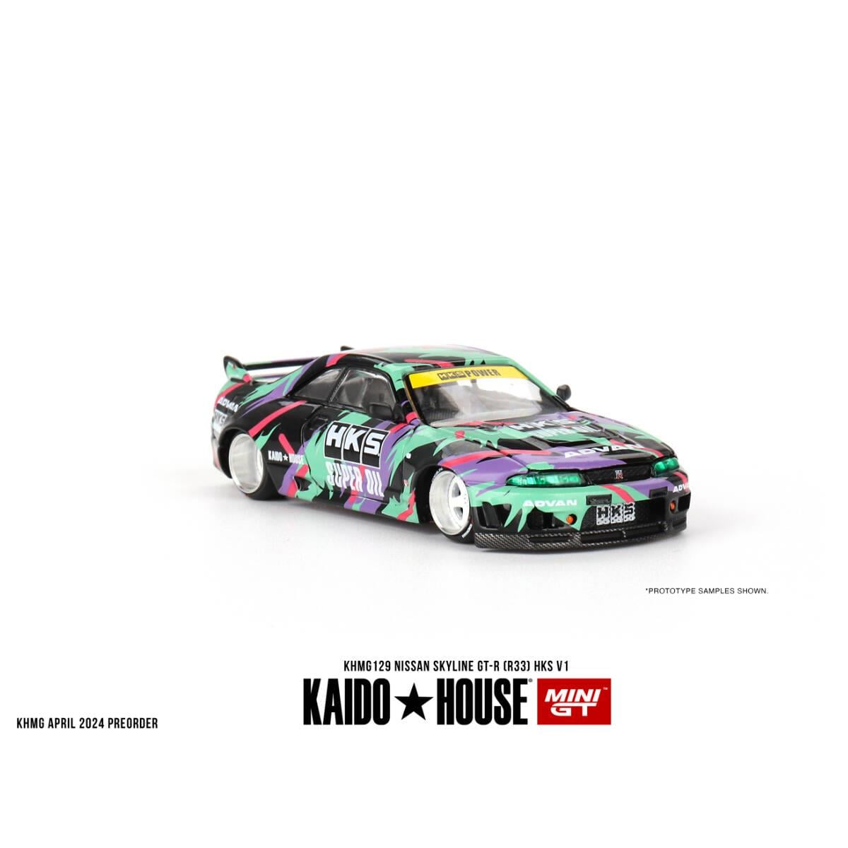 Mini GT 1/64 Nissan Skyline GT-R (R33) HKS V1