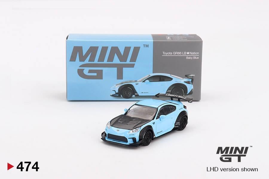 Mini GT 1/64 Toyota GR86 LB Nation Baby Blue