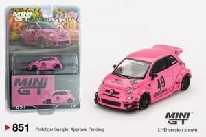 Mini GT 851 LB-WORKS x Abas Works ABARTH 595 Pink Blister