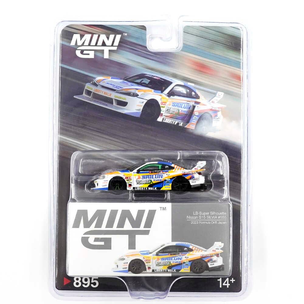 Mini GT 895 LB-Super Silhouette Nissan S15 Silvia 2023 Formula Drift Japan Blister