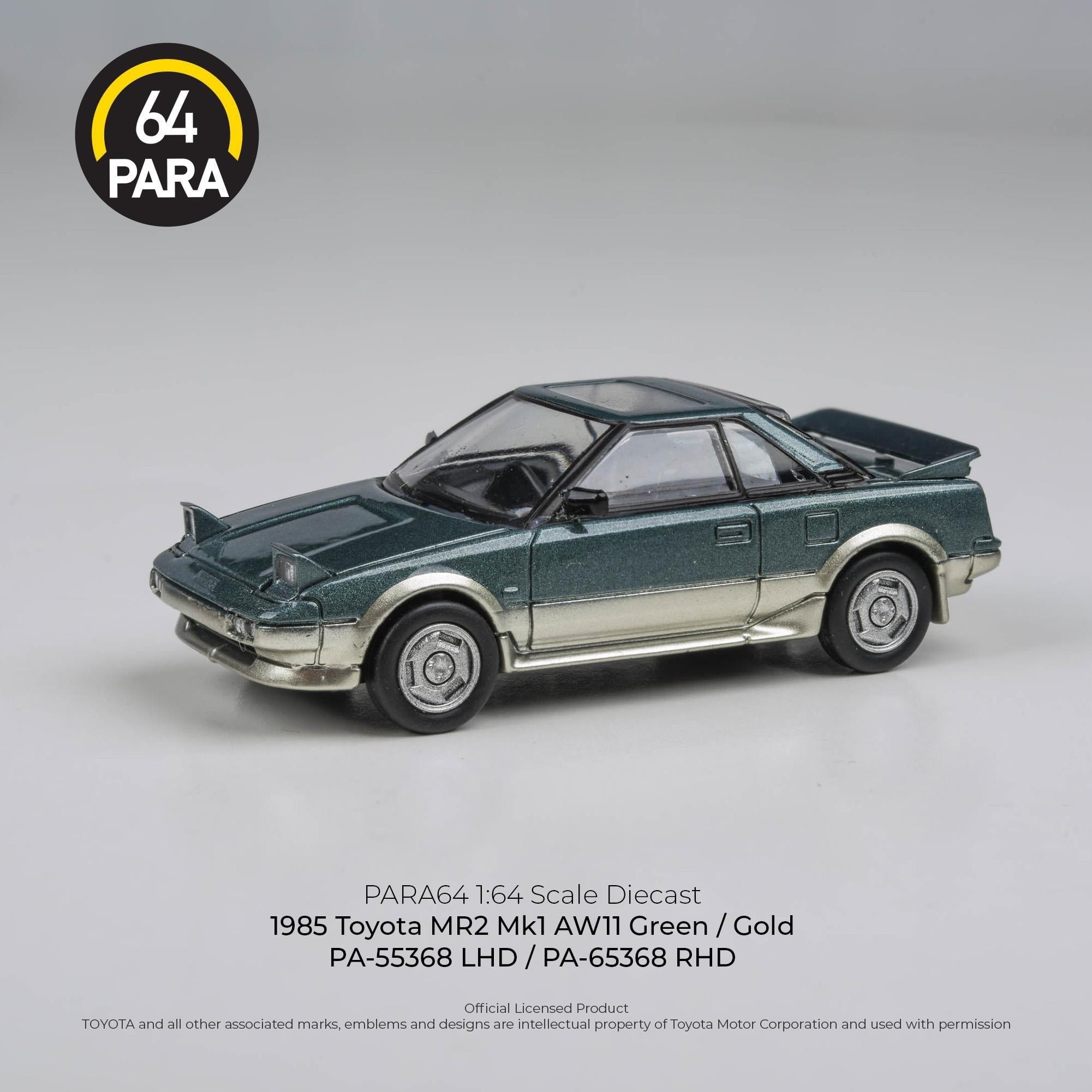 Para64 Toyota 1985 MR2 MK1 Green/Gold