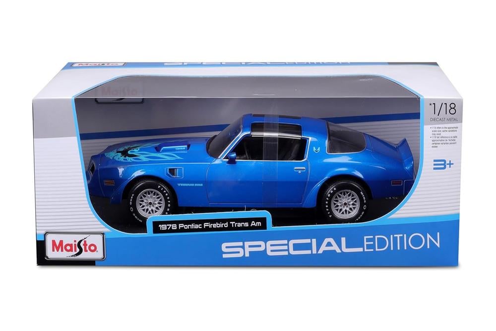 1/18 Pontiac Firebird Trans Am 1978 Blue (Maisto)