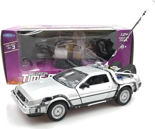 未開封 1/24 WELLY DeLorean Time Machine 1/24 Back To The Future Time Machine - WELLY