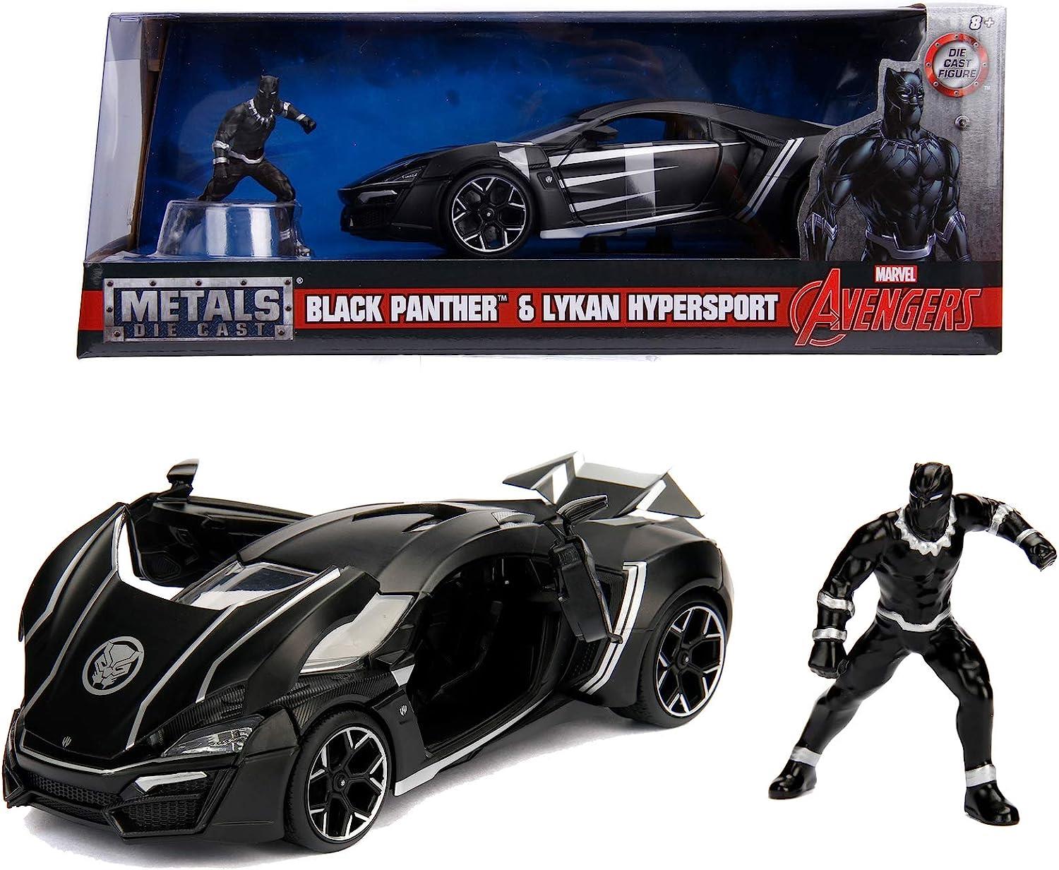 Jada Toys 1:32 Lykan Hypersport Black Panther - Marvel Sammelmodell