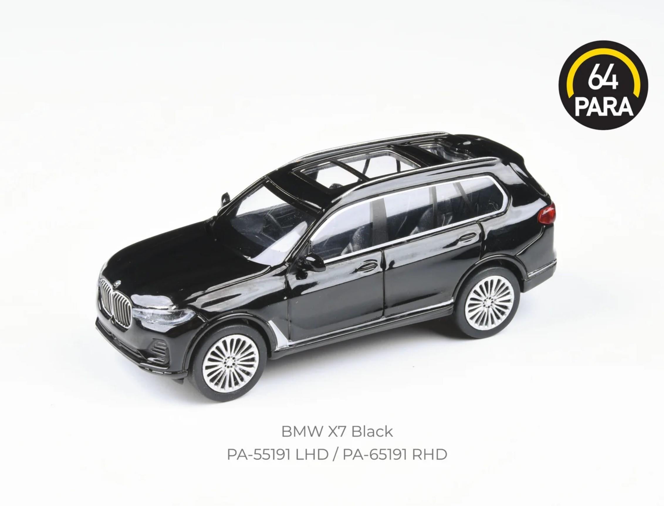 1/64 BMW X7 Black (Para64)