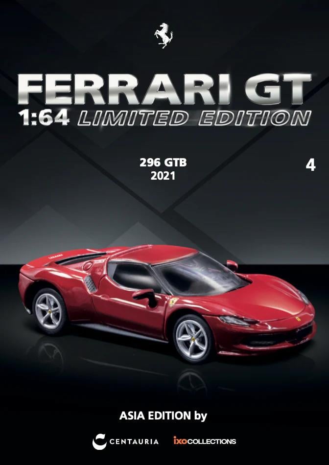 1/64 Ferrari 296 GTB 2021 - IXO/Tarmac