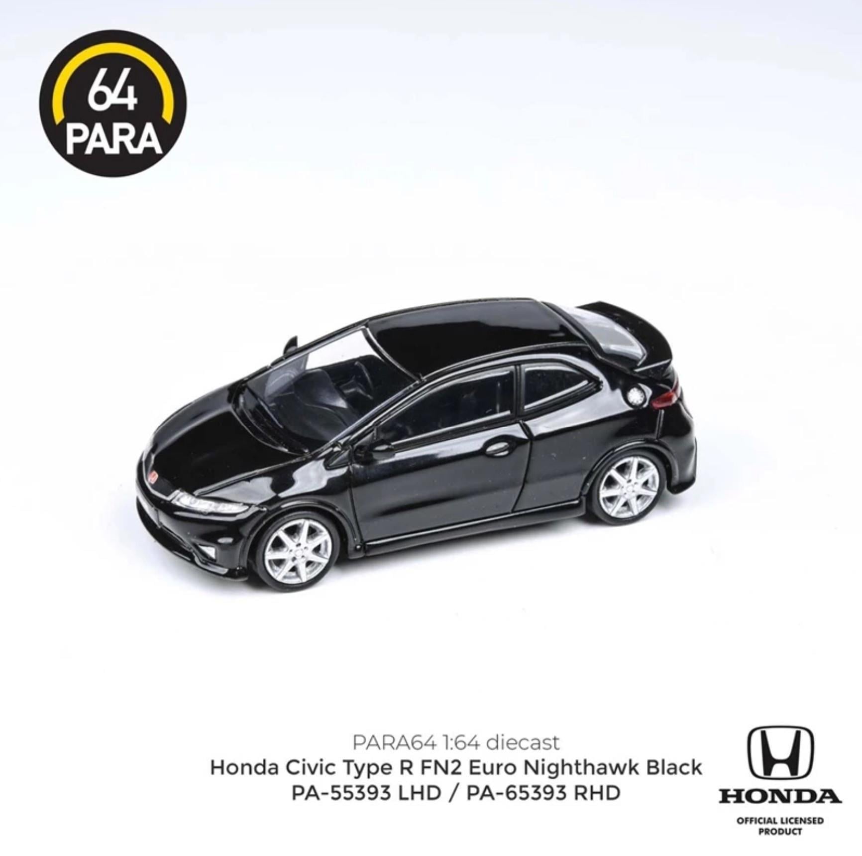 1/64 Honda Civic TYPE R FN2 Black (Para64)