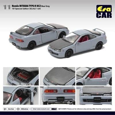 1/64 Honda Integra Type R DC2 Blue Gray - ERACAR